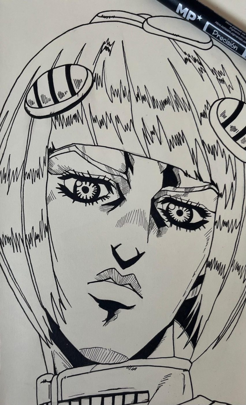 Visera cósmica — Tinta negra, formato A4