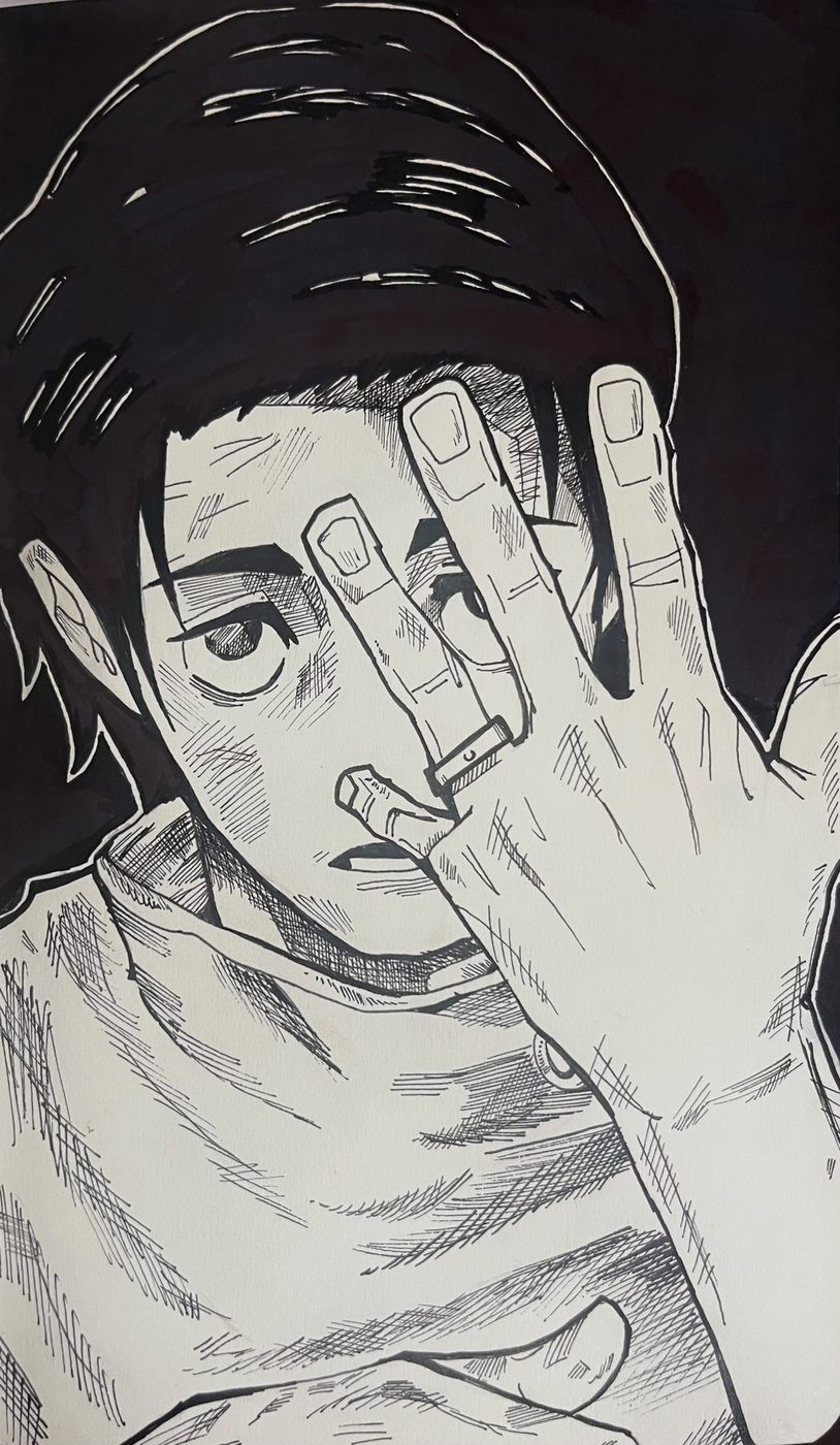 Revelación — Tinta negra, formato A4